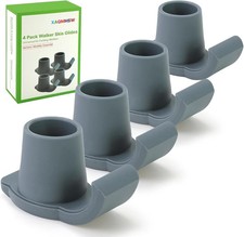 4 Pack Walker Skis Glides Universal Sliders for Folding Walkers Ideal Mobility picture