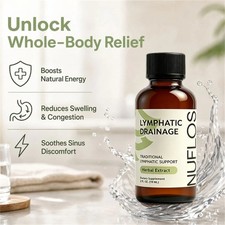 1-5Pcs Nuflos Lymphatic Drainage Drops Natural Herbal Wellness Supplement picture