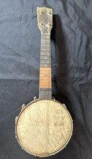 Ukulele Banjo 8-Inch Head Wood Neck Closed Back Restoration Vintage 1920s/30s picture