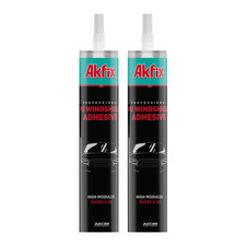 Akfix Windshield Adhesive Urethane Auto Glass Adhesive Black Fast Cure 10.1 o2pk picture