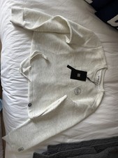 NWT NBA Atlier Women's Size Small Brooklyn Nets Sweatshirt Gray Crew Neck picture