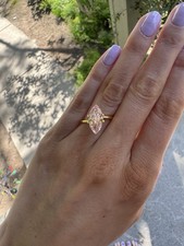 IGI Certified 3.07ct Marquise Loose Lab Grown Diamond Fancy Vivid Pink VVS2 picture