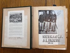 1940-50's University of Nebraska Vintage Scrapbook Sports Music Edgar picture