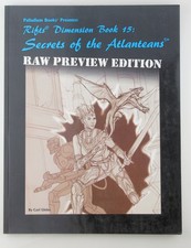 Rifts Dimension 15 Secrets of the Atlanteans Raw Preview Edition Carl Gleba Pal picture