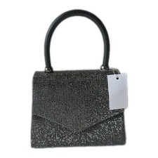 Aldo Evening Silver Sequins Top Handle Crossbody Cocktail Purse NWT picture