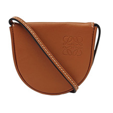 【Authentic】 LOEWE Heel Brown Leather Crossbody bags (DDP) picture