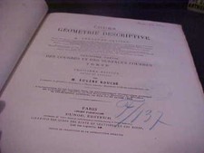 COURS DE GÉOMÉTRIE DESCRIPTIVE deuxieme partie Theodore Olivier 1871 3rd edit picture