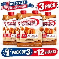 Premier Protein Shake, Caramel, 30g Protein, 11 fl oz, 12 Ct picture