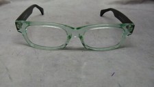 Archie Brower USA Luke 53-18-145 Eyeglasses Optical Frame Black/Green Crystal picture