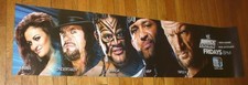 WWE SMACK DOWN 4FT SUBWAY BANNER POSTER THE UNDERTAKER TRIPLE H MARIA MVP UMAGA picture