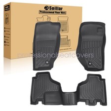 For 2008-2012 Jeep Liberty TPE Floor Mats Liner 3PCS 3D Model Front & Rear NEW picture