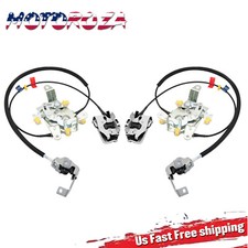 L&R Rear Door Latch Lock Cable Extended Cab For 99-07 Ford F250 F350 Super Duty picture