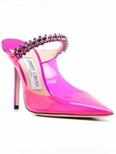 Jimmy Choo Hot Pink Bing 100 Heels picture