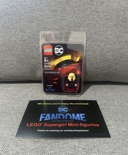 RARE Lego Supergirl Minifigure - DC Fandome - SDCC 2020 Exclusive WITH CARD New picture