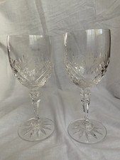 2 GALWAY IRISH CRYSTAL WINE GLASSES IN BOX, NEW, Never used, Made in Ireland picture