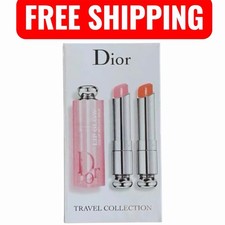 Dior Addict Lip Glow Reviver Duo 001 Pink 004 Coral Lipstick Gloss Balm NEWInBOX picture
