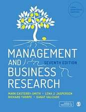 Management and Business Research, Easterby-Smith, Jaspersen, T 9781529734515.. picture