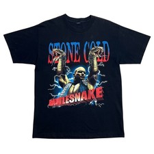 Vintage 1999 WWF Stone Cold Rattlesnake Arms Wrestling Tee Fits XL 23