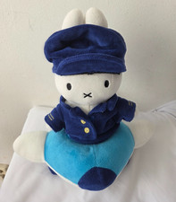 Nijntje Miffy Pilot plane edition dutch RARE plush toy soft 14” picture
