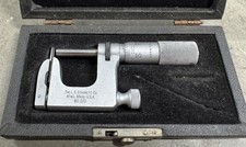 Starrett 0-1” Multi-Anvil Pin Micrometer No. 220 Mul-T-Angle USA Made Vintage picture
