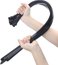 Large Zip Ties Heavy Duty Big Cable Ties Extra Long Tie Wraps Black 26 In 30Pcs picture