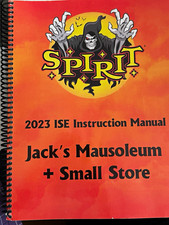 Spirit Halloween Jack's Mausoleum + Small Store 2023 ISE Instruction Manual picture