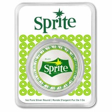 Coca-Cola® 1 oz Silver Sprite® Struck Round (in TEP) picture
