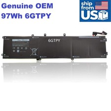 Genuine OEM 97Wh 6GTPY Battery For Dell Precision 5520 5530 XPS 15 9560 9570 New picture