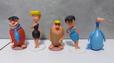 Vintage Hanna Barbera Flintstones Figures Lot - Fred, Wilma, Barney, Betty, Dino picture