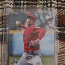 Topps 2018 Update Series Shohei Ohtani RC #US1 Pitching Red Jersey Angels picture