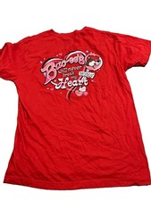 Buc-ee's Men’s L Red Cotton Knit Crew Neck Buc-ee’s Beaver Graphic Tee 2022 picture