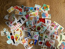 VINTAGE 1980S GRAB BAG STICKERS  picture
