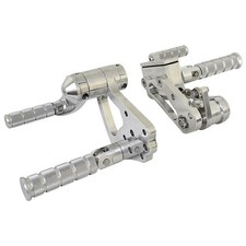 Billet Polished Forward Controls Footpegs 5/8
