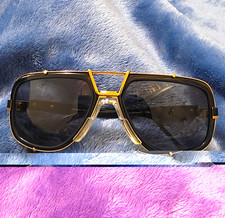 CAZAL MOD.656/3 Aviator Black/Gold Metal/Plastic Black Gradient +3 61-19 140 picture