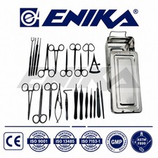 Blepharoplasty Instruments Set - Black | Plastic & Eye Surgery Kit with Box picture