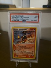 2004 POKEMON EX TEAM MAGMA VS TEAM AQUA #34 TEAM MAGMA'S HOUNDOOM PSA 9 picture