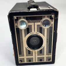 Kodak Brownie Junior Six-20 Vintage Box Camera Black Classic Brownie Series picture