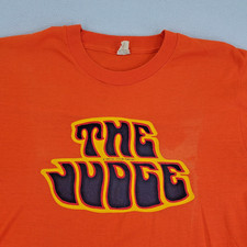 VTG Screen Stars The Judge GTO Pontiac Shirt L Orange USA Single Stitch FADE picture