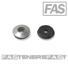 (100) #10 x 1/2 OD Stainless Steel Washer EPDM Neoprene Rubber Backed (Roofing) picture
