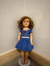 1950’s Shirley Temple 17” Doll in sailor outfit and stand picture
