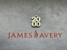 Retired Vintage 1990s James Avery Sterling Silver Year 2000 Millennium 925 picture