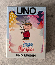 UNO Fandom Peanuts A Charlie Brown Christmas Card Game - New And Sealed picture