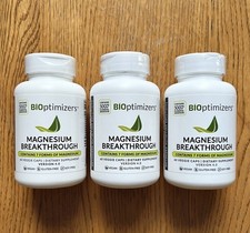 3 Breakthrough Magnesium pack-Bioptimizers all 7 essential forms, 60 capsules picture