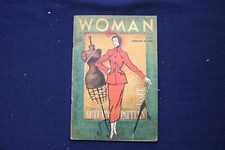 1950 FEBRUARY 20 WOMAN MAGAZINE - AUTUMN PATTERN ISSUE COVER - E 18590 picture