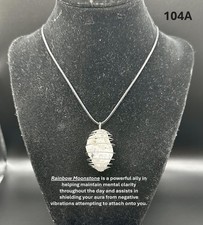 Rainbow Moonstone Pendant Cord Necklace picture
