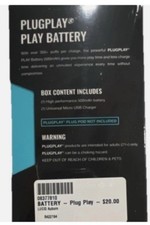 PlugPlay Play Battery Plug n Play (Charger included) Brand New & Sealed picture