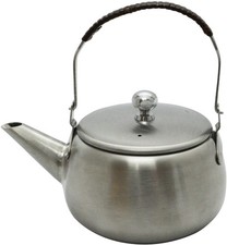 Oriental Modern Japanese Kyusu Teapot Matte Stainless Steel 360ml Japan picture