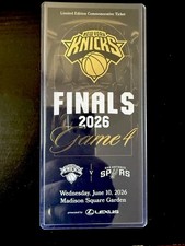 2026 NY Knicks NBA Finals Game 4 Commemorative Ticket picture