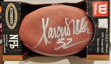 Marcus Allen Signed Duke Leather Football Raiders/Chiefs NO COA, AUTOGRAPHED  picture