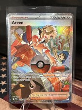 Pokemon TCG Arven 235/091 SV: Paldean Fates Full Art Holo SIR EN 2024 picture